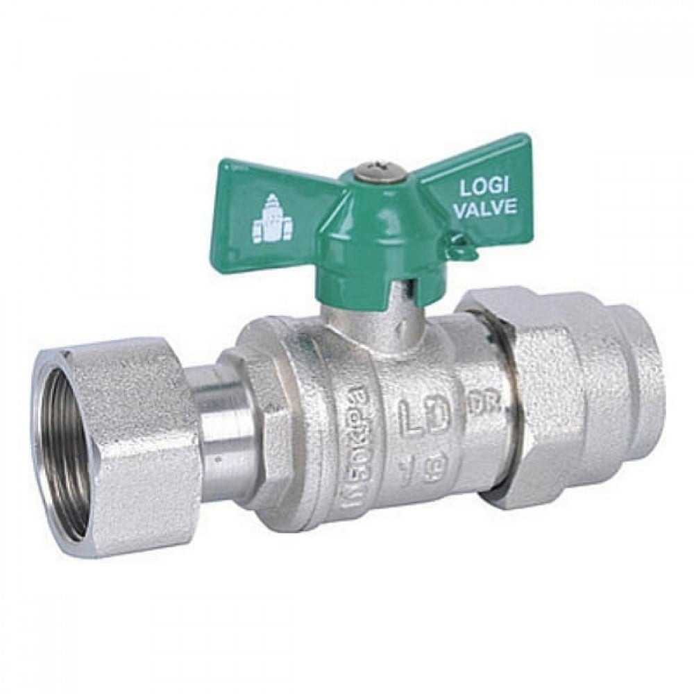 Ball Valve 20 Loose Nut x 15CH20W2015 Water