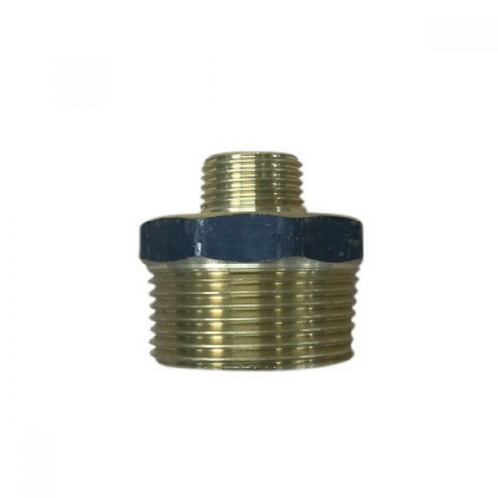Nipple Hex Red Scr Brs 32 x 15