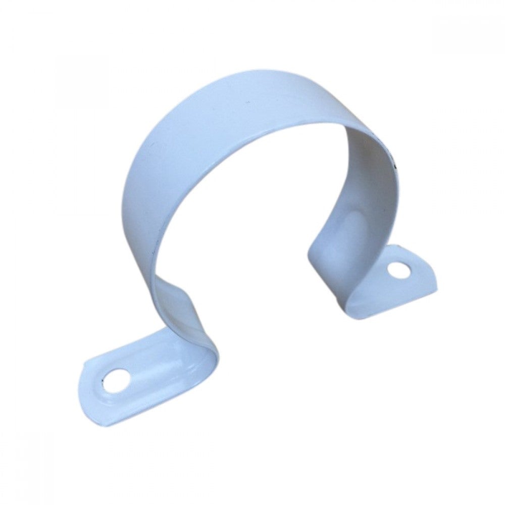 Saddle 90mm S/Water DownpipeWHITE    1910/50