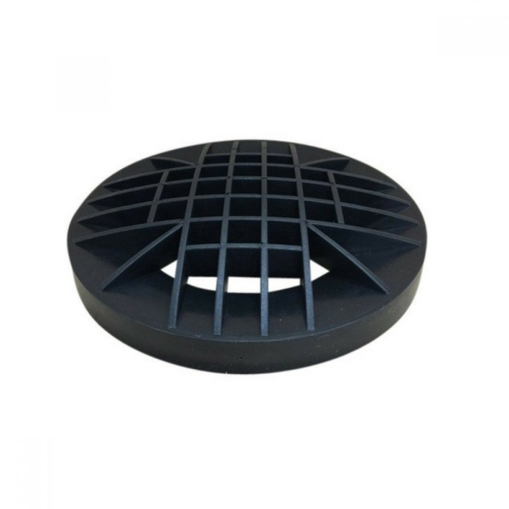 Domed DT.Grate Black PVC 100mmsuit Finishing Collar