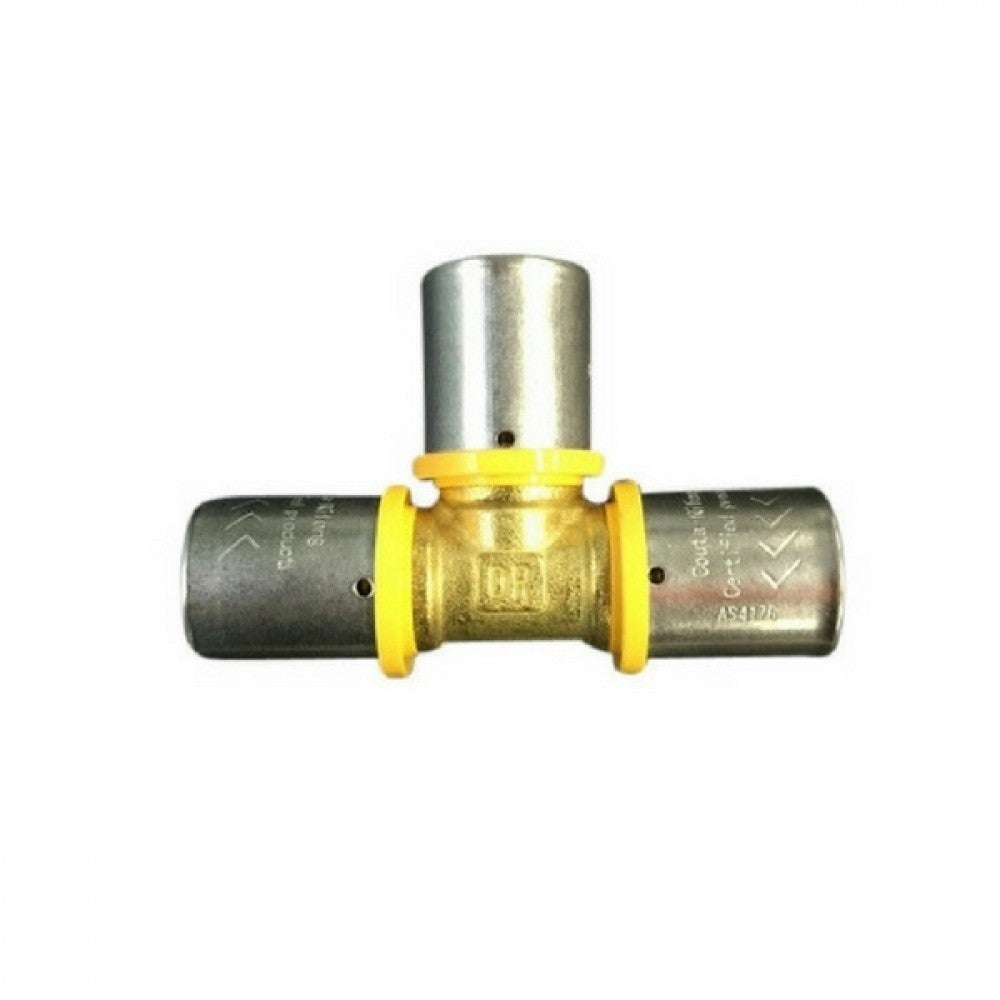 XPex Gas Equal Tee 25mm